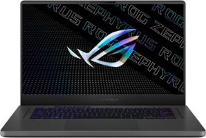 ASUS - ROG Zephyrus 15.6" WQHD 165Hz Gaming Laptop-AMD Ryzen 9-16GB DDR5 Memory-NVIDIA GeForce RTX 3070 Ti-1TB PCIe 4.0 SSD - Eclipse Grey - Front_Zoom