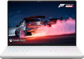 ASUS - ROG Zephyrus 14" WQXGA 120Hz Gaming Laptop - AMD Ryzen 9 - 16GB DDR5 Memory - AMD Radeon RX 6800S - 1TB PCIe 4.0 SSD - Moonlight White - Front_Zoom