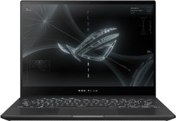 ASUS - ROG 13.4" Touchscreen Gaming Laptop - AMD Ryzen 9 - 16GB Memory - NVIDIA GeForce RTX 3050 Ti V4G Graphics - 1TB SSD - Off Black - Front_Zoom