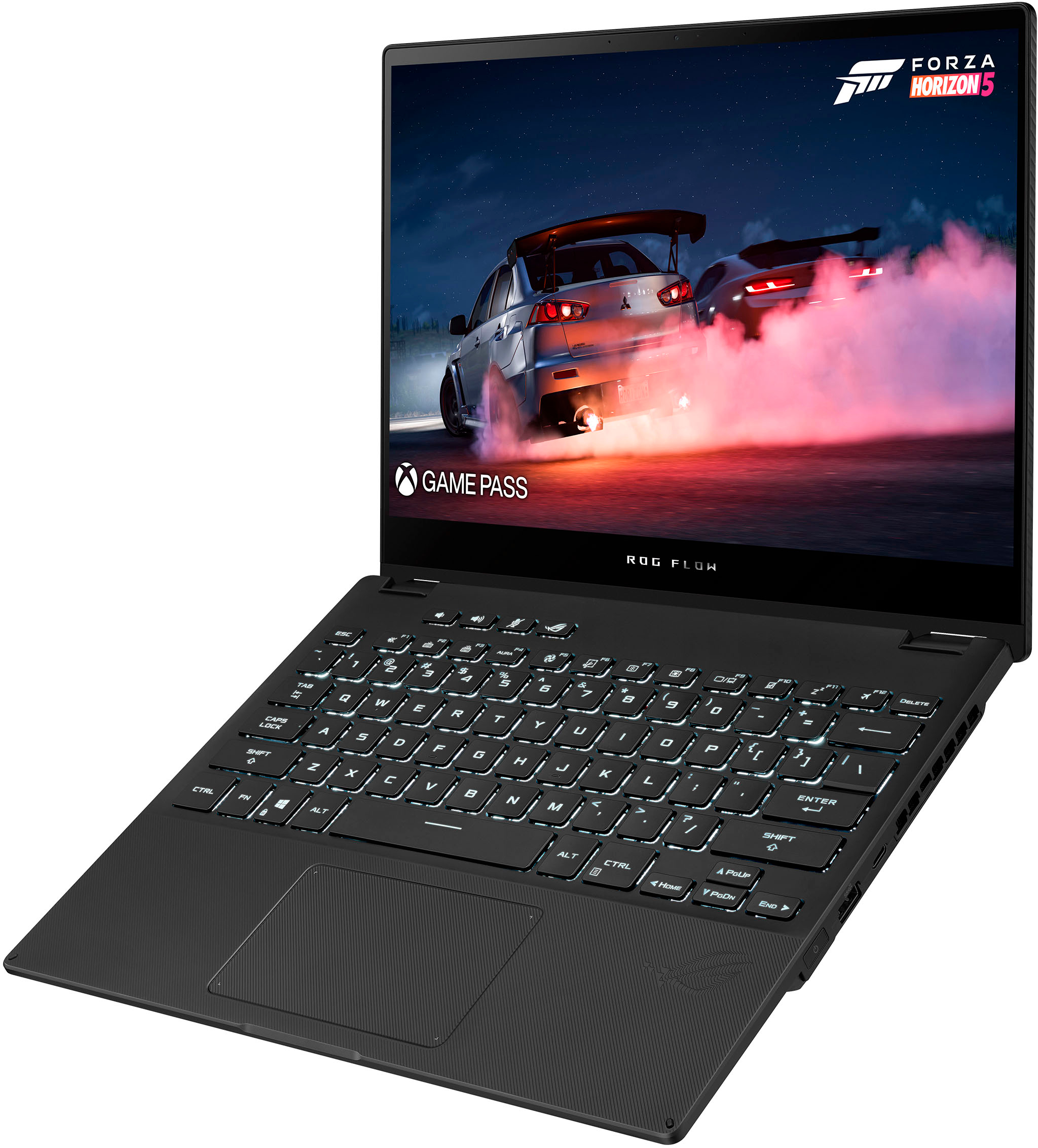 Left View: ASUS - Zephyrus G14 AW SE 14" WQHD Gaming Laptop - Ryzen 9 5900HS - 16GB - NVIDIA GeForce RTX 3050 Ti - 1TB SSD - Gray