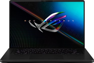 ASUS - ROG Zephyrus 16" FHD 165Hz Gaming Laptop-Intel Core i7-16GB DDR5 Memory-NVIDIA GeForce RTX 3060-512GB PCIe 4.0 SSD - Off Black - Front_Zoom
