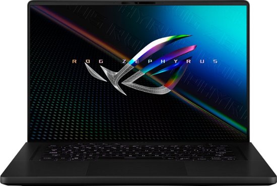 Front Zoom. ASUS - ROG Zephyrus 16" FHD 165Hz Gaming Laptop-Intel Core i7-16GB DDR5 Memory-NVIDIA GeForce RTX 3060-512GB PCIe 4.0 SSD - Off Black.