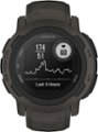 Left Zoom. Garmin - Instinct 2 45 mm Smartwatch Fiber-reinforced Polymer - Graphite.