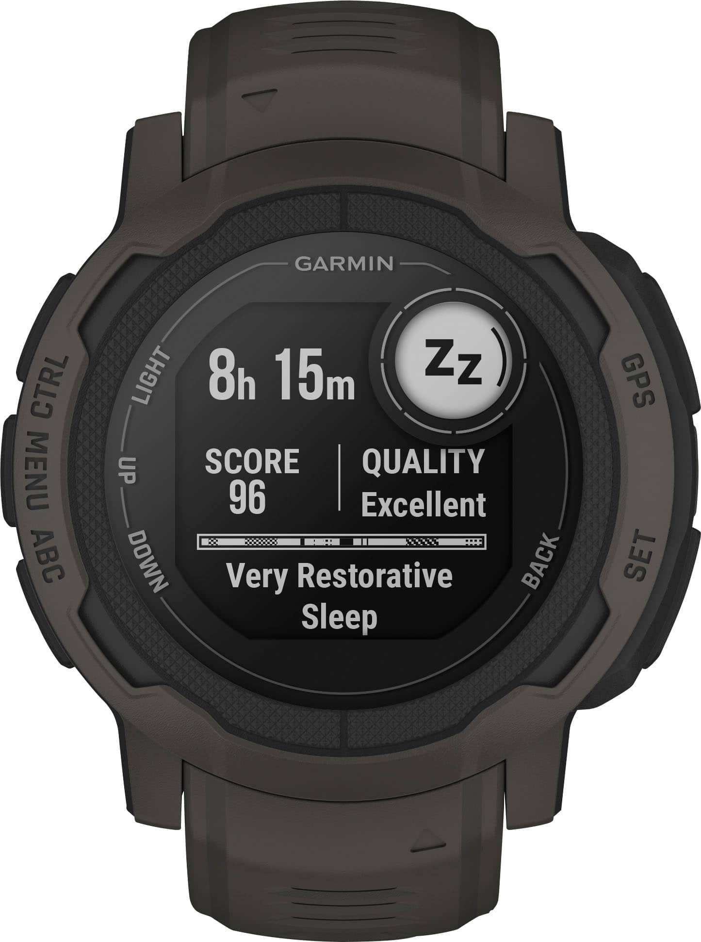 Alt View 2. Garmin - Instinct 2 45 mm Smartwatch Fiber-reinforced Polymer - Graphite.