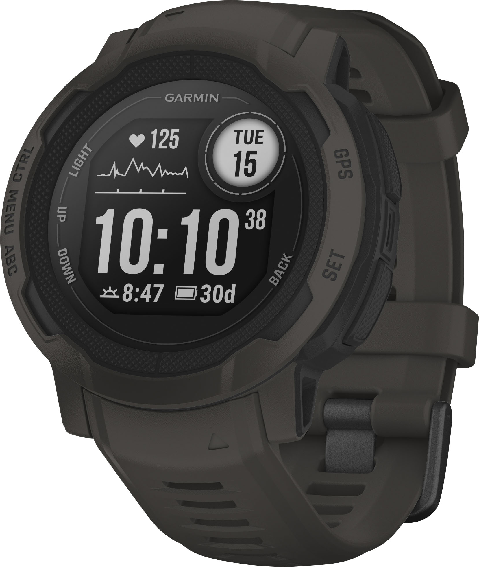 Garmin Instinct 2 45 mm Smartwatch Fiber-reinforced Polymer Graphite  010-02626-10 - Best Buy