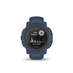 Garmin - Instinct 2 Solar 45 mm Smartwatch Fiber-reinforced Polymer - Tidal Blue - Front_Zoom