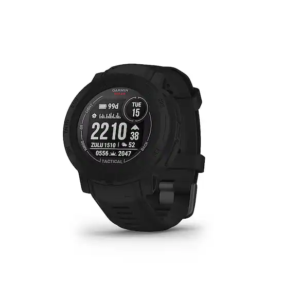 Garmin Instinct 2 Solar Tactical Edition 45mm Smartwatch Fiber reinforced Polymer Black 010 02627 13 Best Buy