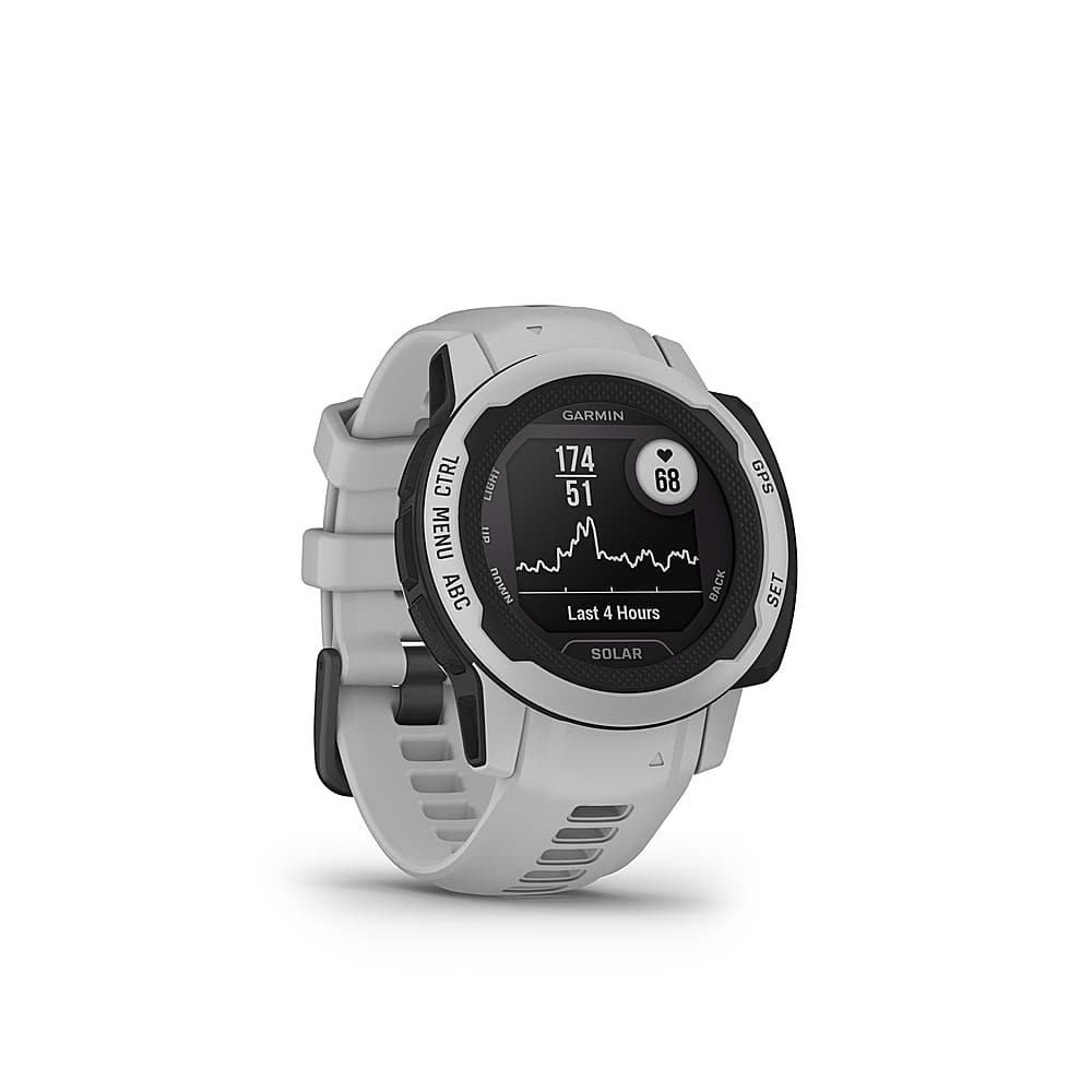 Angle. Garmin - Instinct 2S Solar 40 mm Smartwatch Fiber-reinforced Polymer - Mist Gray.
