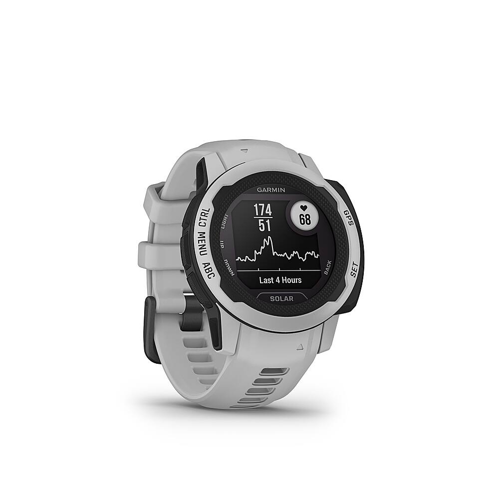 Angle. Garmin - Instinct 2S Solar 40 mm Smartwatch Fiber-reinforced Polymer - Mist Gray.