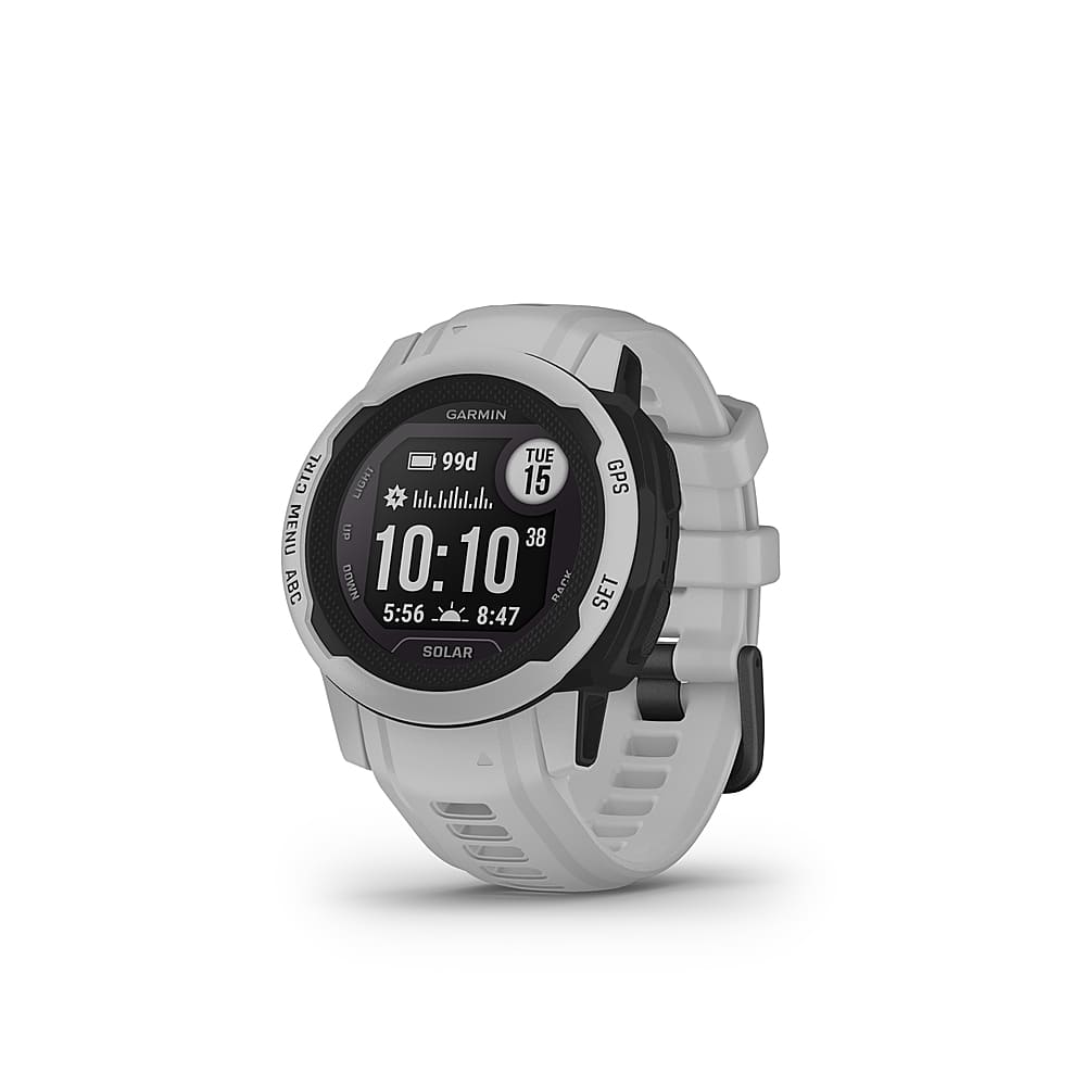 Garmin - Instinct 2S Solar 40 mm Smartwatch Fiber-reinforced Polymer - Mist Gray - (2022) - Front_Zoom