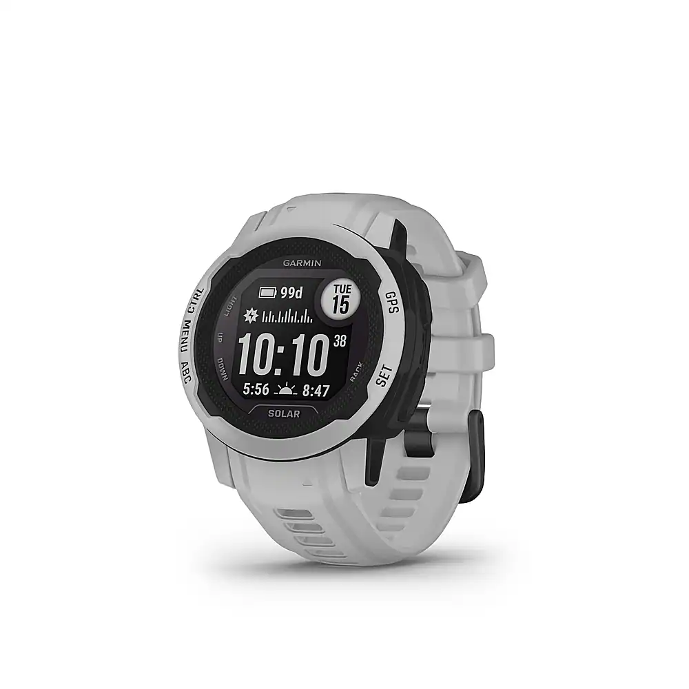 Front. Garmin - Instinct 2S Solar 40 mm Smartwatch Fiber-reinforced Polymer - Mist Gray.