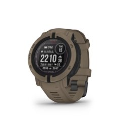 Garmin - Instinct 2 Solar Tactical Edition 45 mm Smartwatch Fiber-reinforced Polymer - Coyote Tan - Front_Zoom