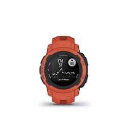 Garmin - Instinct 2S 40 mm Smartwatch Fiber-reinforced Polymer - Poppy - Front_Zoom