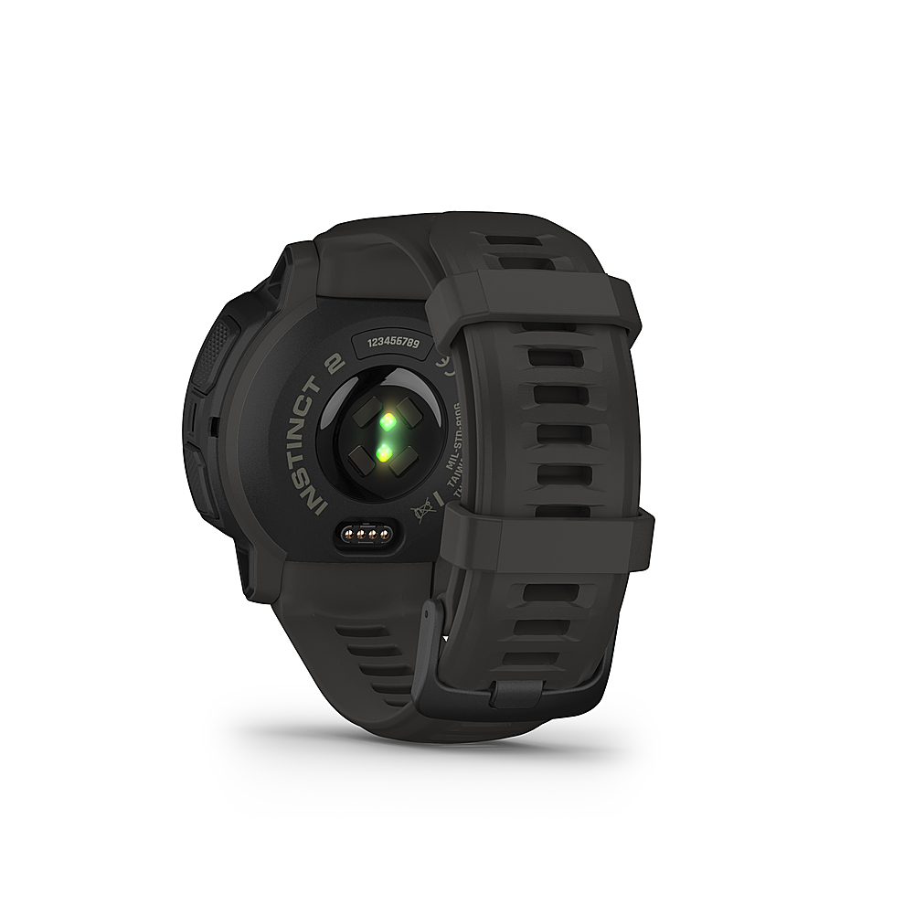 Back View: Garmin - Instinct 2S 40 mm Smartwatch Fiber-reinforced Polymer - Graphite
