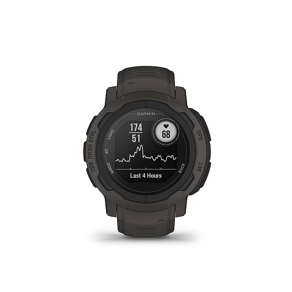 Left. Garmin - Instinct 2S 40 mm Smartwatch Fiber-reinforced Polymer - Graphite.