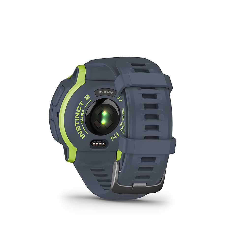 Back View: Garmin - Instinct 2 Surf Edition 33mm Smartwatch Fiber-reinforced Polymer - Mavericks