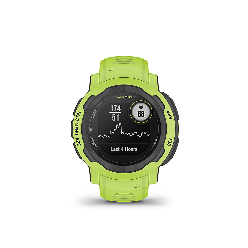 Garmin Instinct 2 45 mm Smartwatch Fiber-reinforced Polymer Electric Lime  010-02626-11 - Best Buy