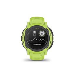 Garmin - Instinct 2 45 mm Smartwatch Fiber-reinforced Polymer - Electric Lime - Front_Zoom