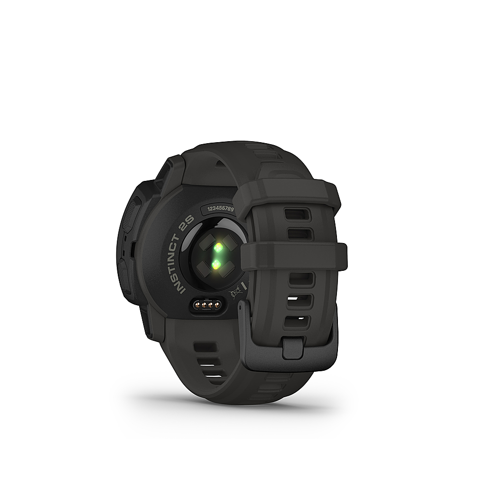 Back View: Garmin - Instinct 2S Solar 28mm Smartwatch Fiber-reinforced Polymer - Graphite