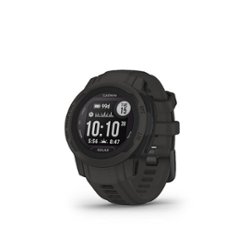 Garmin - Instinct 2S Solar 40 mm Smartwatch Fiber-reinforced Polymer - Graphite - Front_Zoom