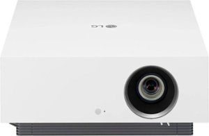 CineBeam Dual Laser Streaming 4K UHD Smart Portable Projector with LG webOS and HDR10 - White - Front_Zoom