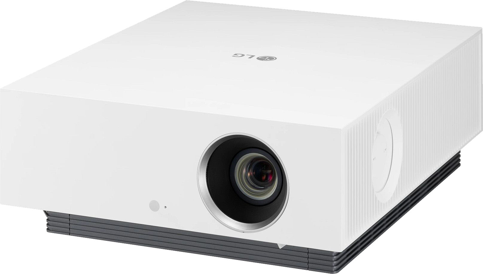 Left View: CineBeam Dual Laser Streaming 4K UHD Smart Portable Projector with LG webOS and HDR10 - White