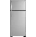 GE - 28 in. Wide 17.5 Cu. Ft. Top-Freezer Refrigerator with Edge-to-Edge Glass Shelves - Stainless Steel