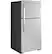Angle. GE - 19.2 Cu. Ft. Top-Freezer Refrigerator - Fingerprint resistant stainless steel.