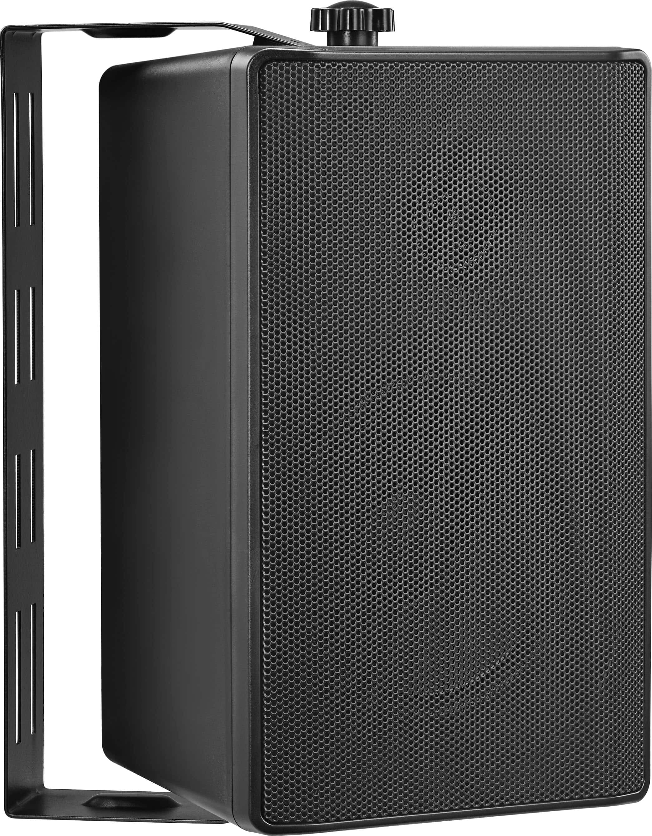 Angle. Insignia™ - 2-Way Indoor/Outdoor Speakers (Pair) - Black.