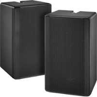Insignia 2-Way Indoor/Outdoor Speakers (Pair, Black)