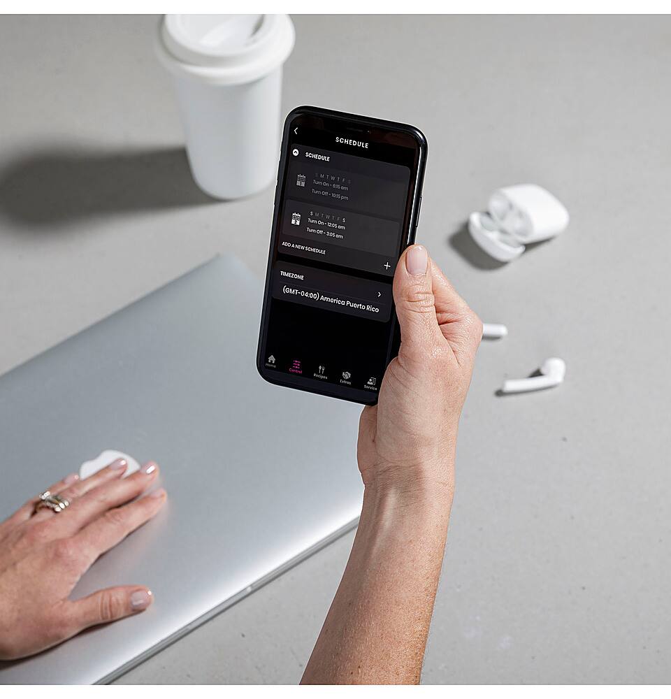 Alt View 18. GE Profile - 15" 26-Lb. Freestanding Icemaker with Gourmet Clear Ice - Custom Panel Ready.