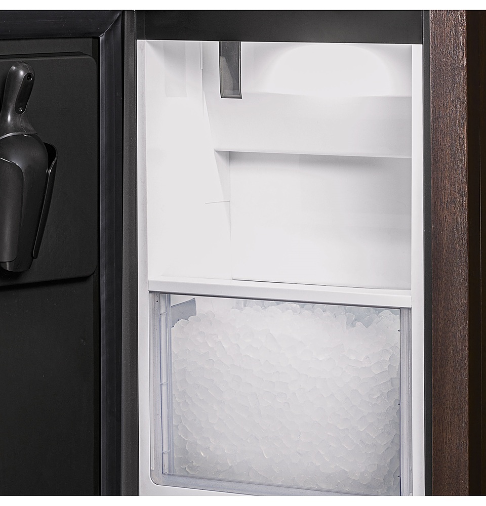 GE Profile 15 26-Lb. Freestanding Icemaker with Nugget Ice Custom Panel  Ready UNC15NPRII - Best Buy