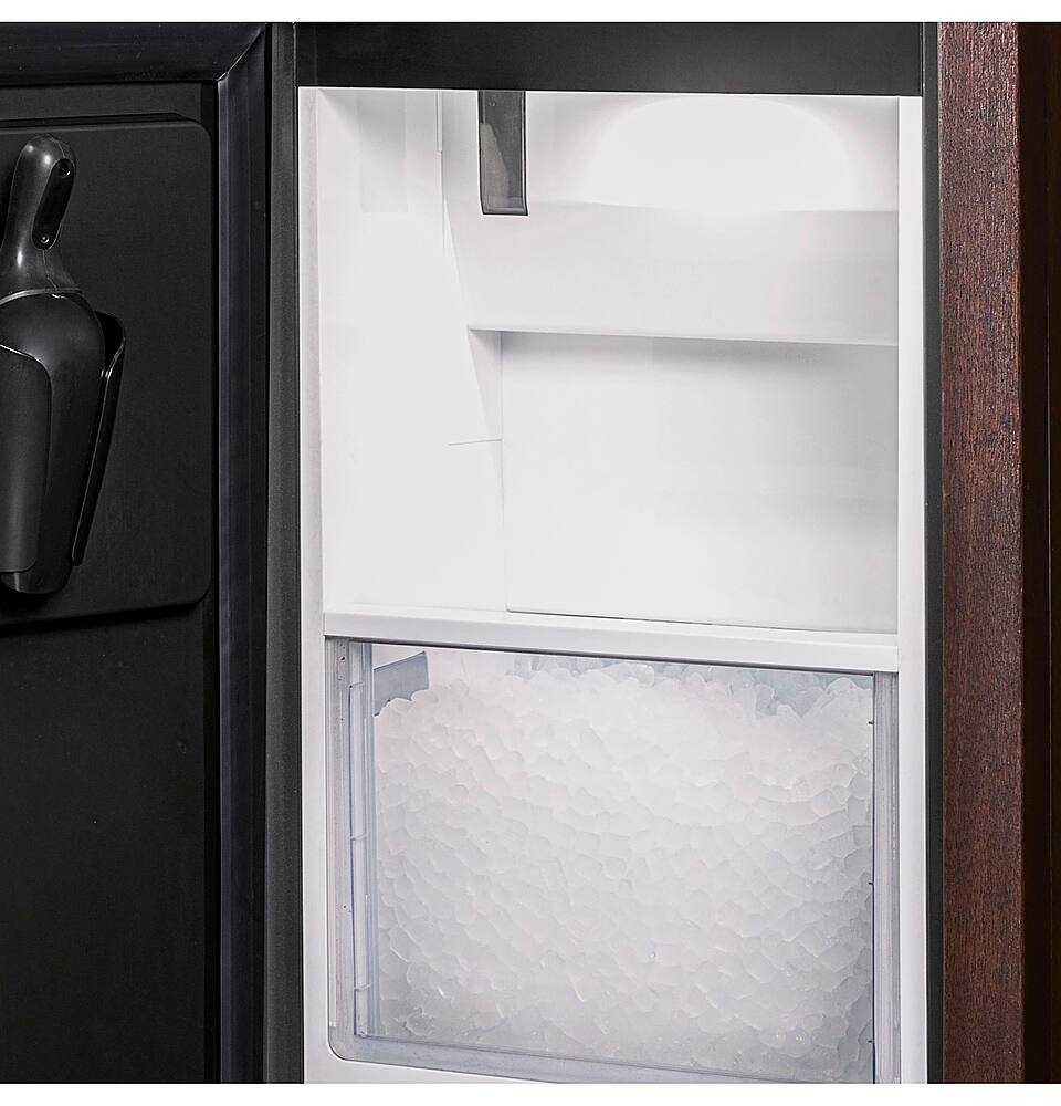 Alt View 26. GE Profile - 15" 26-Lb. Freestanding Icemaker with Gourmet Clear Ice - Custom Panel Ready.