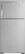 Front. GE - 21.9 Cu. Ft. Top-Freezer Refrigerator with Garage Ready Performance from 38-110 Degrees Fahrenheit - Fingerprint resistant stainless steel.