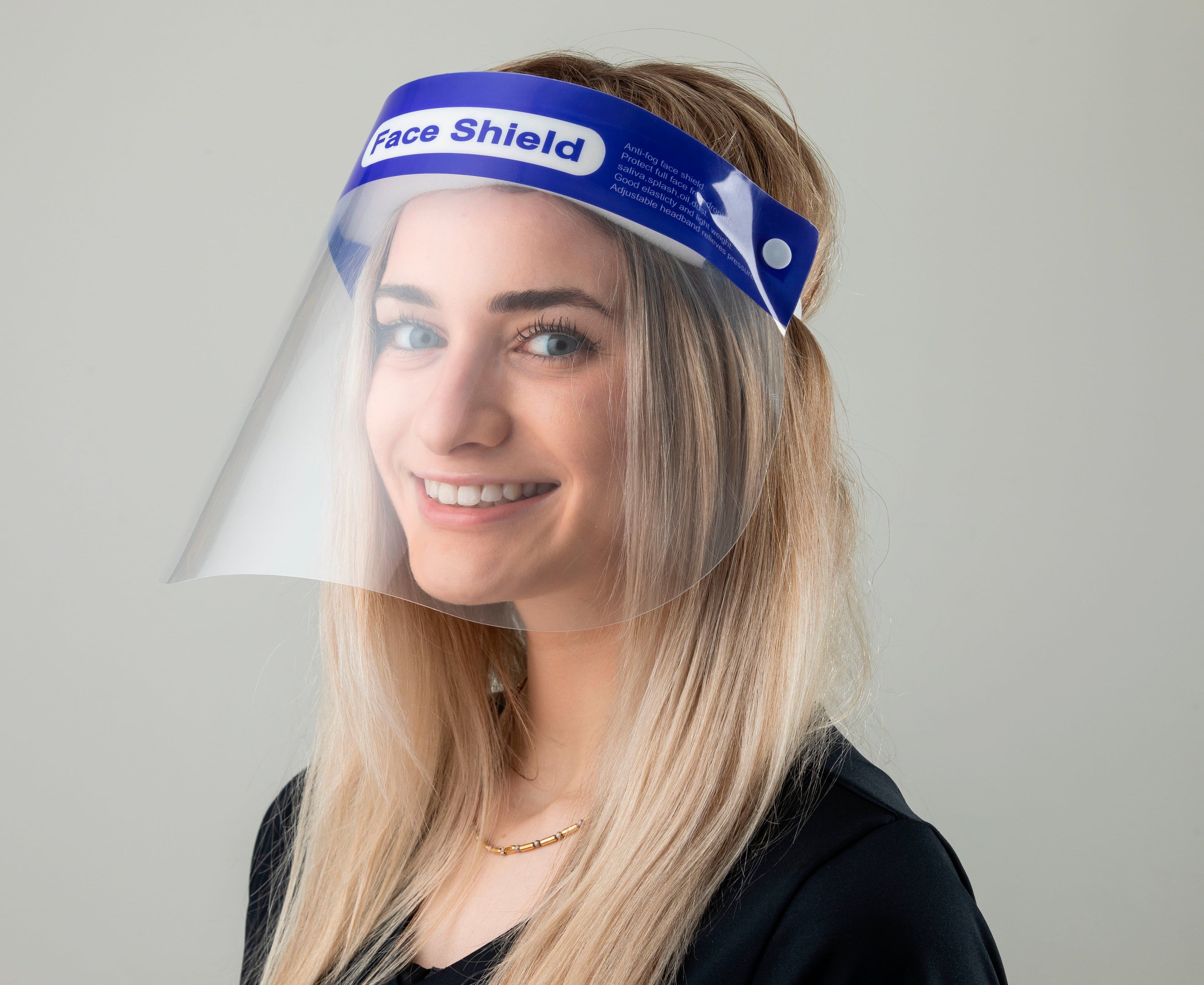 Front. NuvoMed - Face Shield - Clear.