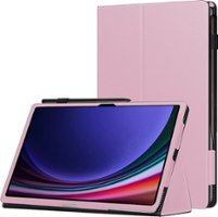 SaharaCase - Folio Case for Samsung Galaxy Tab S8 Ultra and Tab S9 Ultra - Blush Pink - Front_Zoom