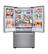 Angle. LG - 29 Cu. Ft. French Door-in-Door Smart Refrigerator with External Water Dispenser - Stainless Steel.