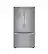 Front. LG - 29 Cu. Ft. French Door-in-Door Smart Refrigerator with External Water Dispenser - Stainless Steel.