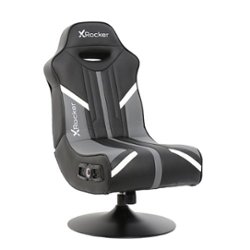 X Rocker - Nebula 2.1 BT Gaming Chair - Black - Front_Zoom