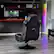 Alt View 12. X Rocker - Nebula 2.1 BT Gaming Chair - Black and Gray.