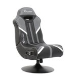 Front Zoom. X Rocker - Nebula 2.1 BT Gaming Chair - Black and Gray.