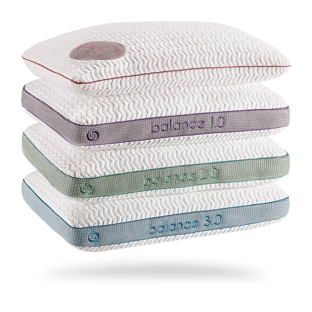 Angle View: Bedgear - Balance 0.0 Pillow - White