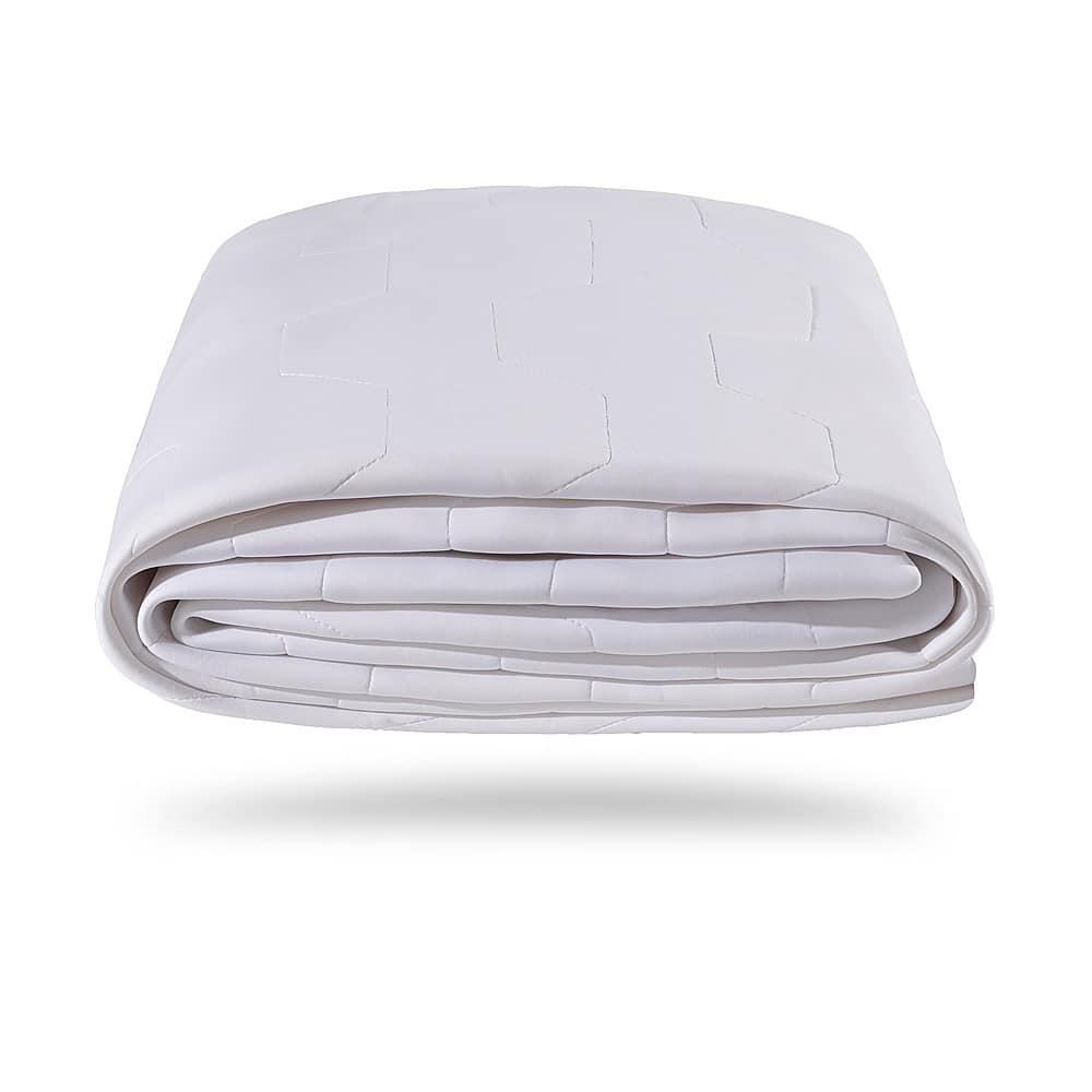 Left View: Bedgear - Air-X® Mattress Protector- King - White