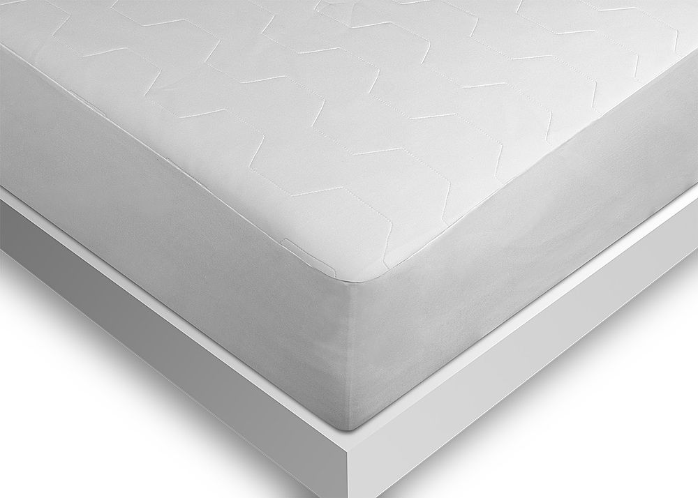 Angle View: ChiliSleep - Cube Cooling & Heating Mattress Pad - King + Cleaning Solution - White