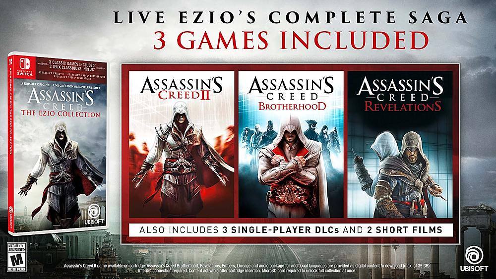 Angle. Ubisoft - Assassin's Creed The Ezio Collection.