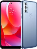 Motorola - Moto G Power (2022) with 128GB (Unlocked) - Ice Blue - Front_Zoom