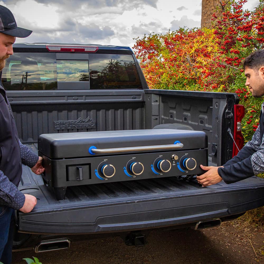 Alt View 12. Pit Boss - Ultimate Outdoor Gas 4-Burner Griddle - Black.