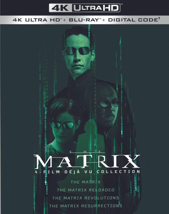 The Matrix 4-Film: Déjà Vu Collection [Includes Digital Copy] [4K Ultra HD Blu-ray/Blu-ray]