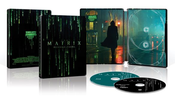 The Matrix Resurrections [SteelBook] [Digital Copy] [4K Ultra HD Blu-ray/Blu-ray] [Only @ Best Buy] [2021]