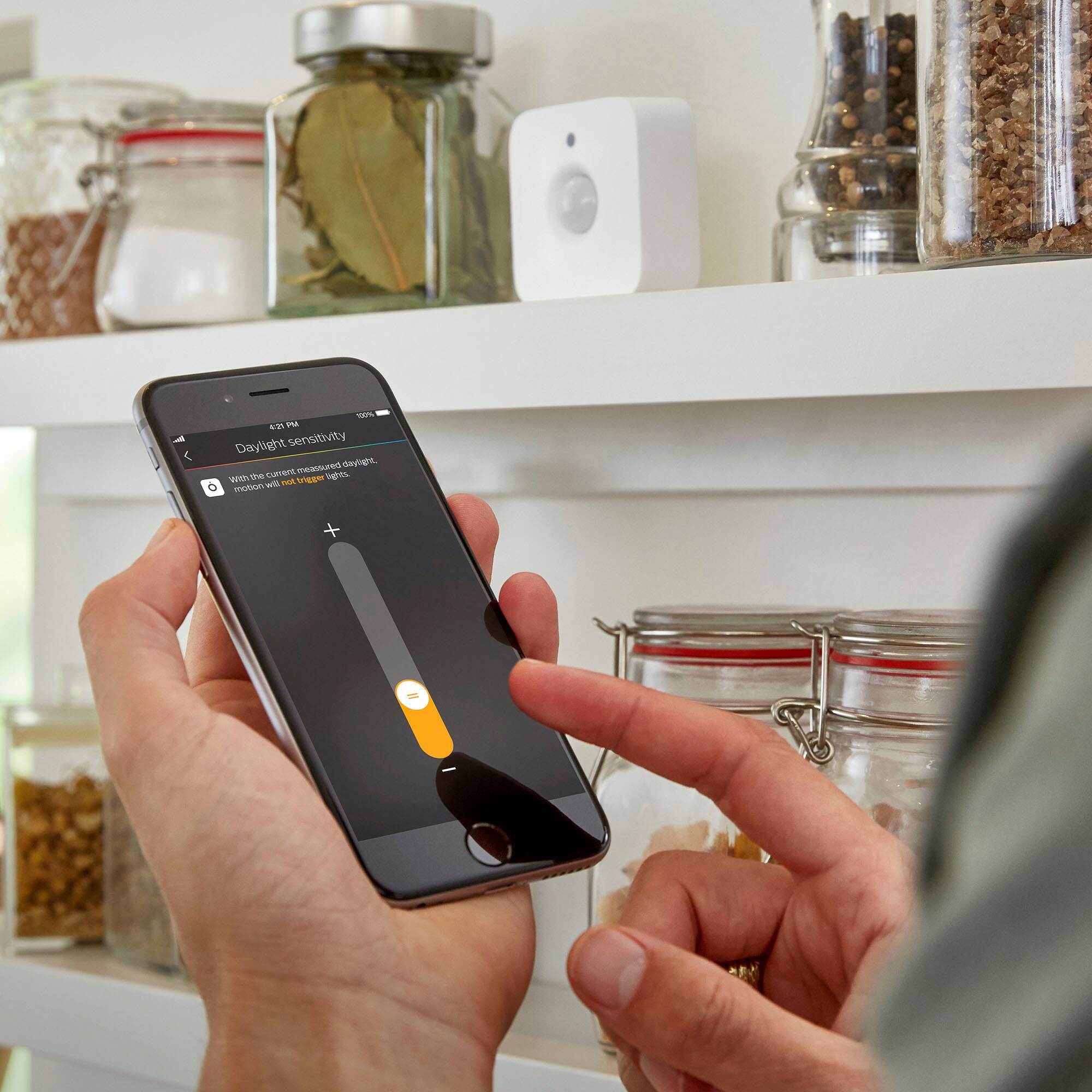 Alt View 15. Philips - Hue Motion Sensor - White.